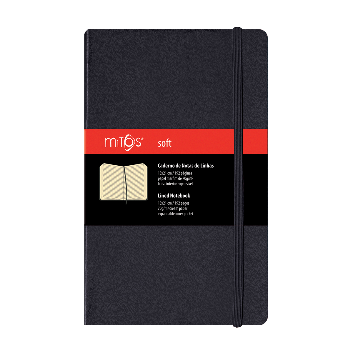 MITOS® SOFT-Caderno Notas Linhas(13x21cm)192pg